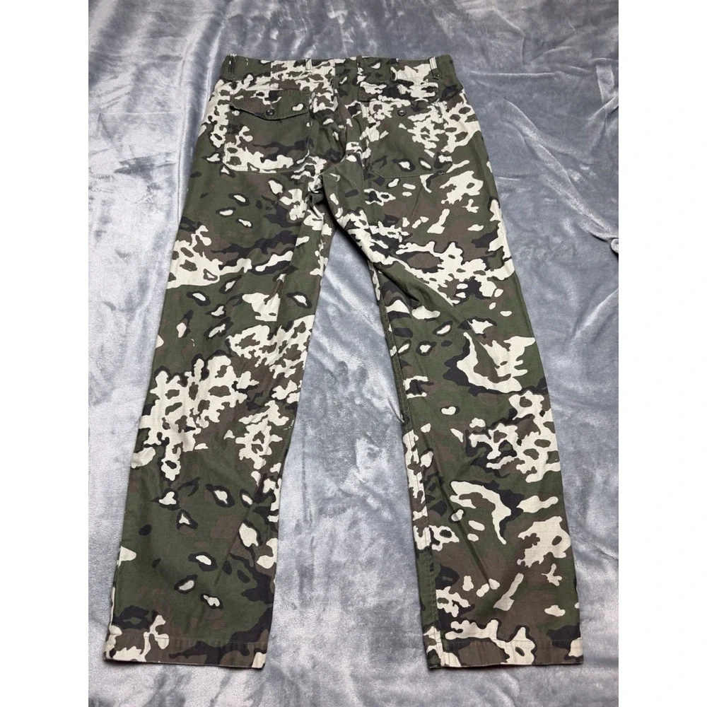 Rag & Bone Otis Cotton Pant Camo Relaxed Fit Size 34x29